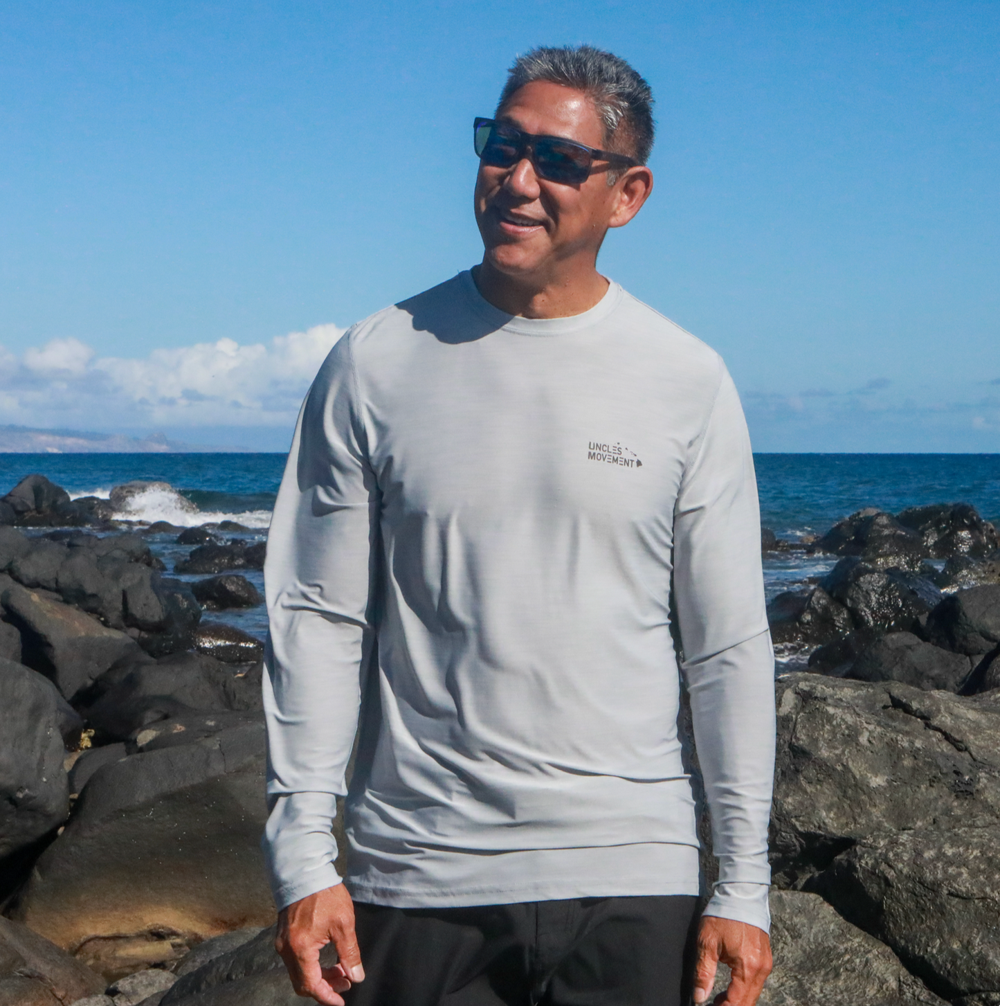 SESSIONS HYDRO UV TECH ACTIVE WEAR L/S L.GRY