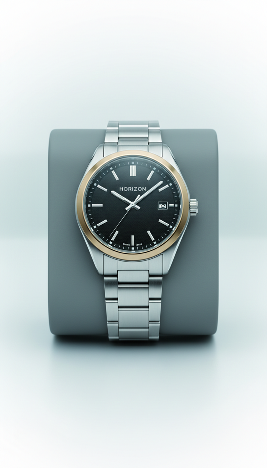 Stainless steel Meridian watch