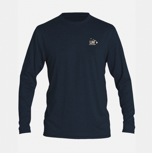 ANTIX DRI-WIK L/S PERFORMANCE ACTIVE WEAR H NAVY