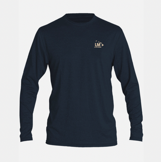 DRI-WIK L/S PERFORMANCE ACTIVE WEAR H NAVY