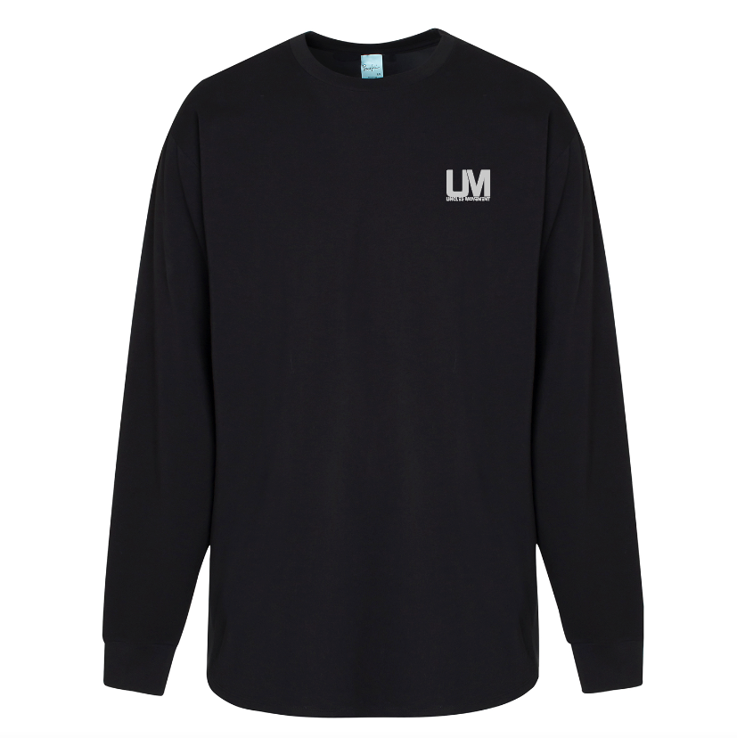 ALWAYS ALOHA TRI BLEND L/S BLACK