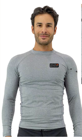 RISEN SNUG FIT L/S WITH 6OZ HEATHER JERSEY